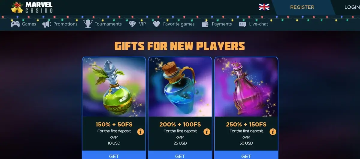 Marvel Casino 15 euro no deposit